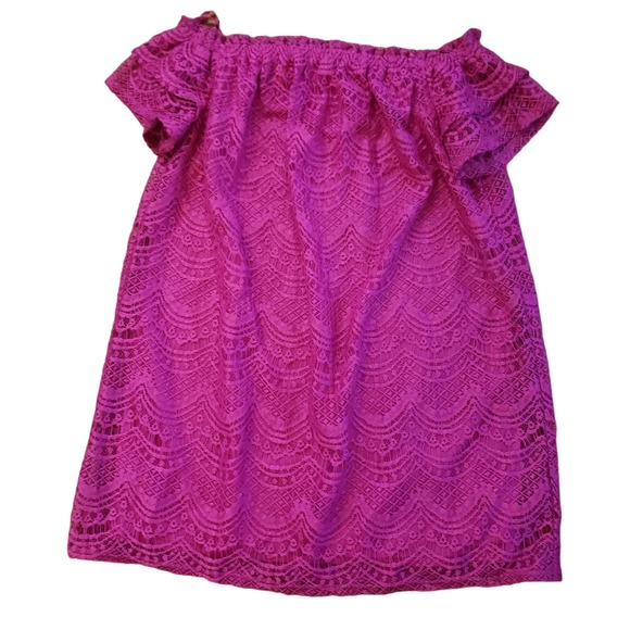 Love Fire Strapless lace shift dress size small - Picture 3 of 5